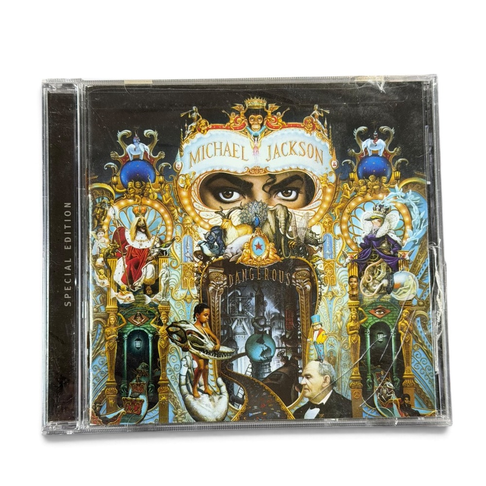 Michael Jackson Dangerous Special Edition CD 2001 Remastered Scratches on Case